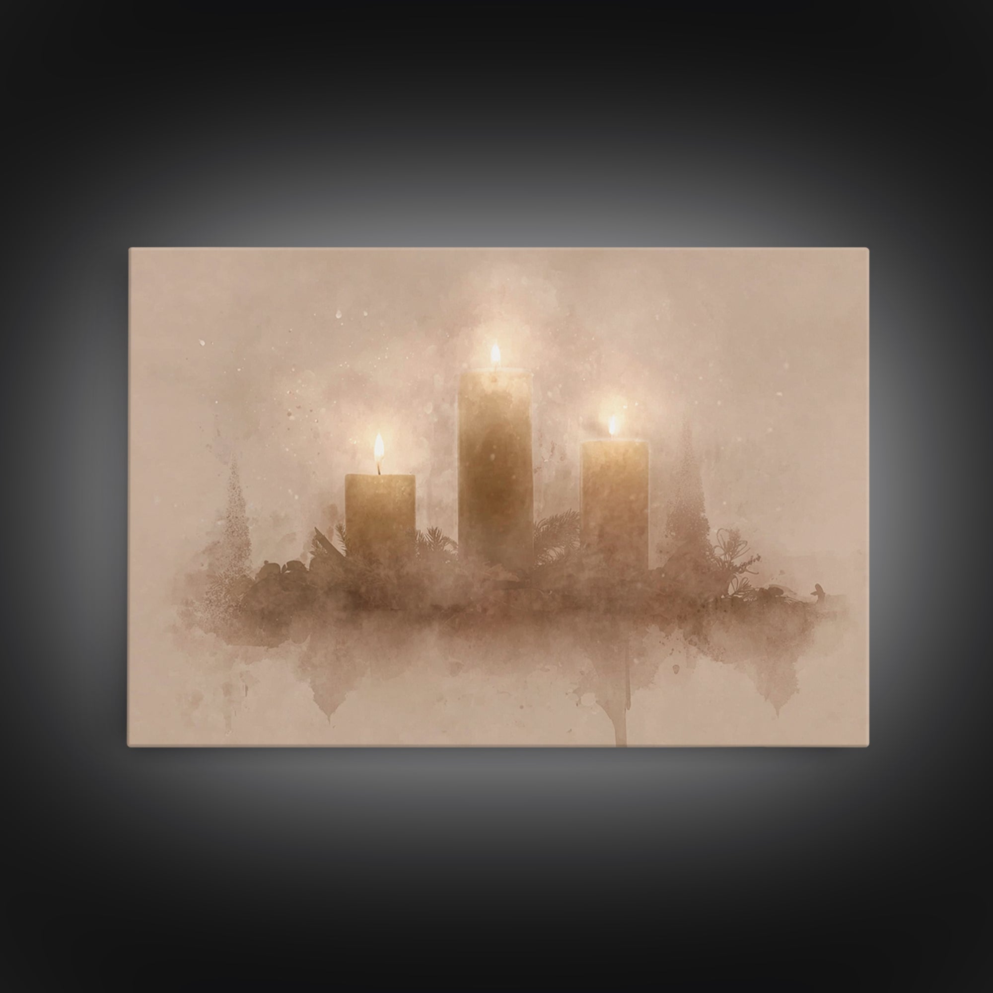 Season Of Hope – Framed Canvas Print – Christian Christmas Art – Christmas Wall Art – Christian Art – Christmas Art Prints