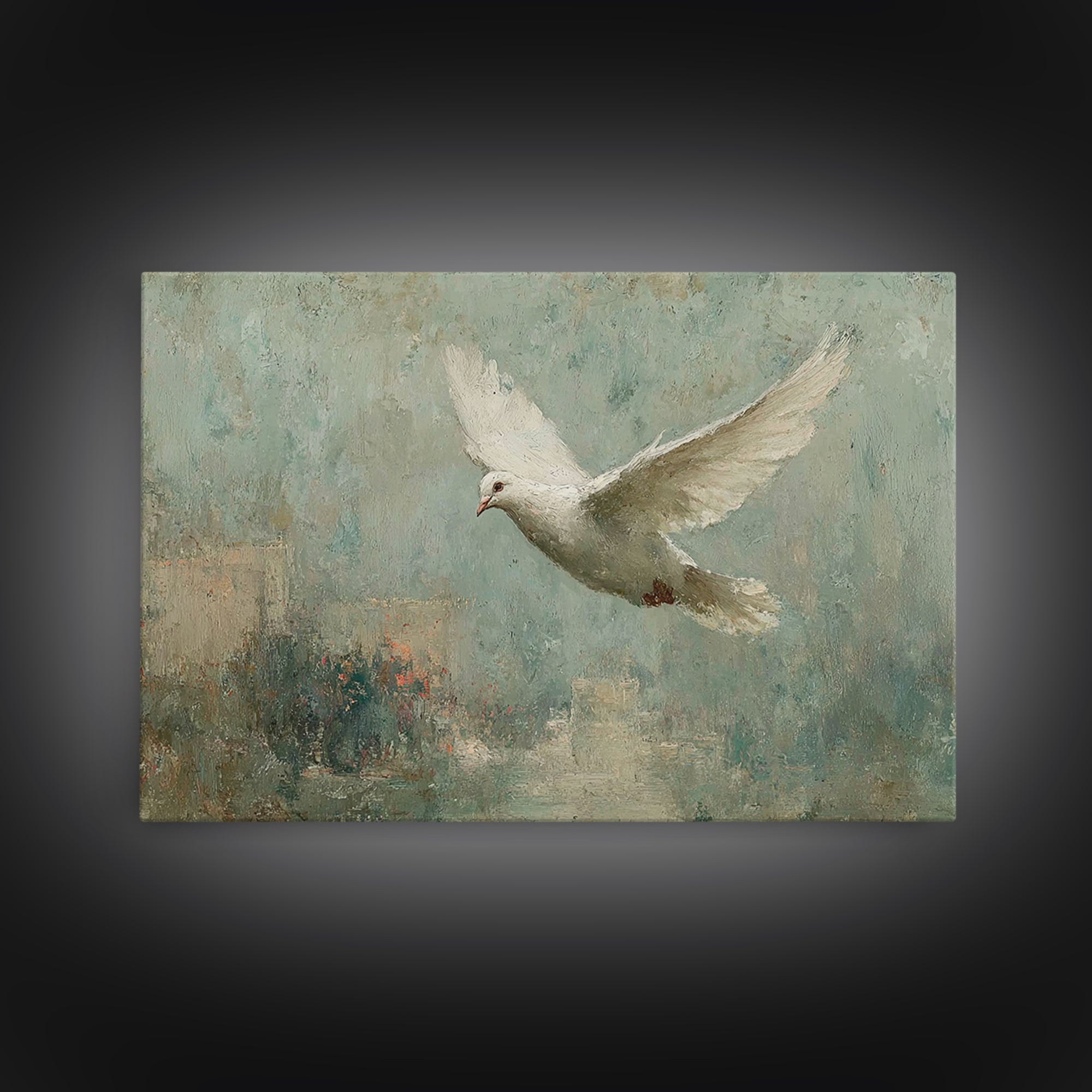 Scripture And Spirit | Framed Canvas Print | Christian Wall Art | Christian Art Canvas | Christian Gift Ideas | Subtle Christian Art | Mode