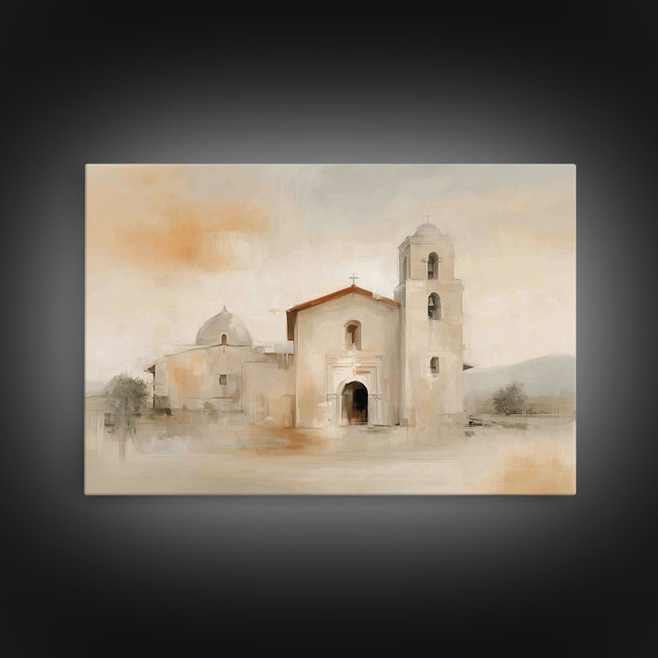 Mission Of Peace, Framed Canvas Print, Christian Wall Art, Christian Art Canvas, Minimalist Christian Art, Subtle Christian Art, Christian