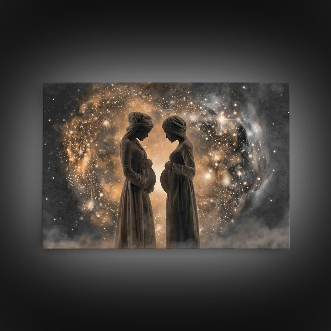 Holy Expectation | Framed Canvas Print | Christian Art Canvas | Christian Wall Art | Modern Christian Art | Christian Painting