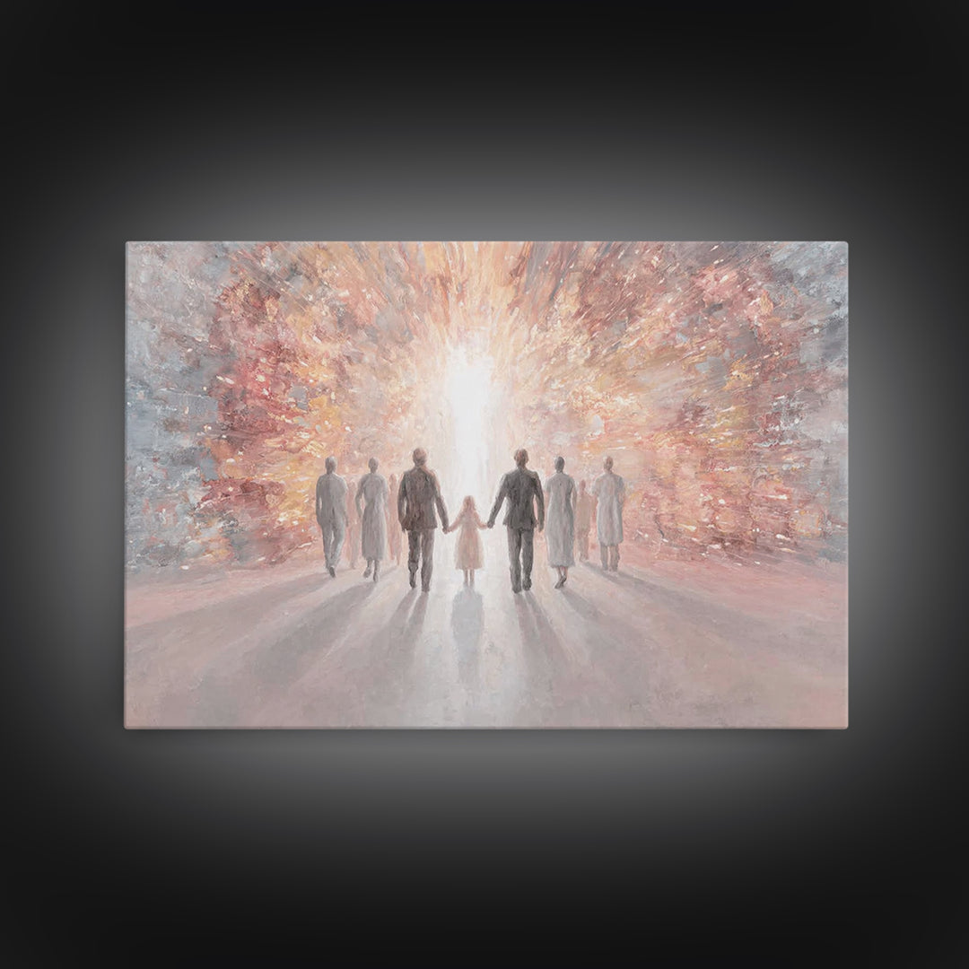 Path Of Glory | Framed Canvas Print | Christian Decor | Christian Wall Art | Christian Painting | Christian Art Canvas | Christmas Art