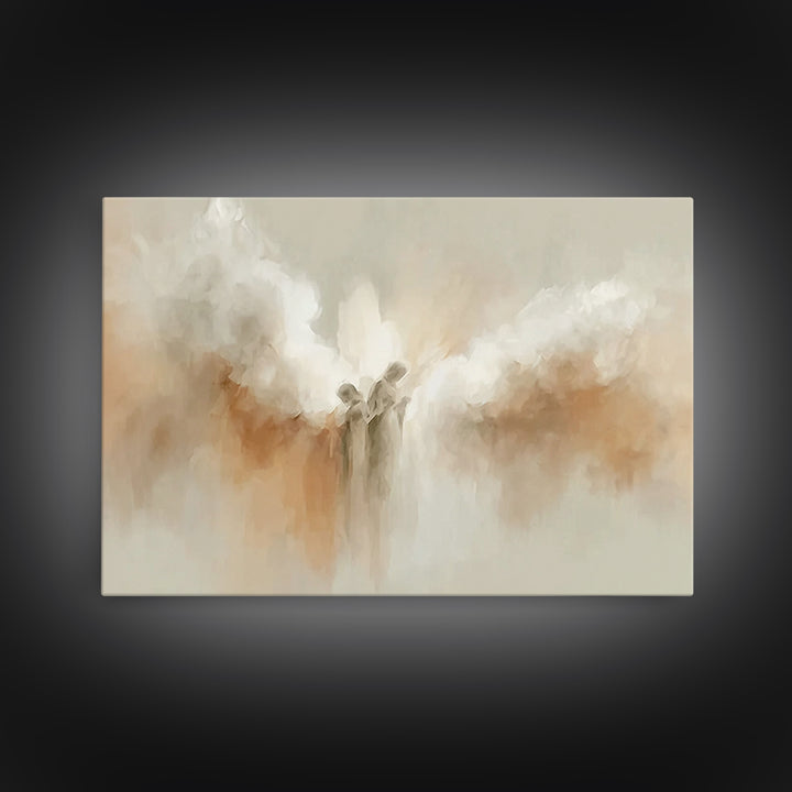 Ascension Radiance – Framed Canvas Print – Christian Wall Art – Christian Art – Christian Art Canvas – Christian Decor – Christian Christma