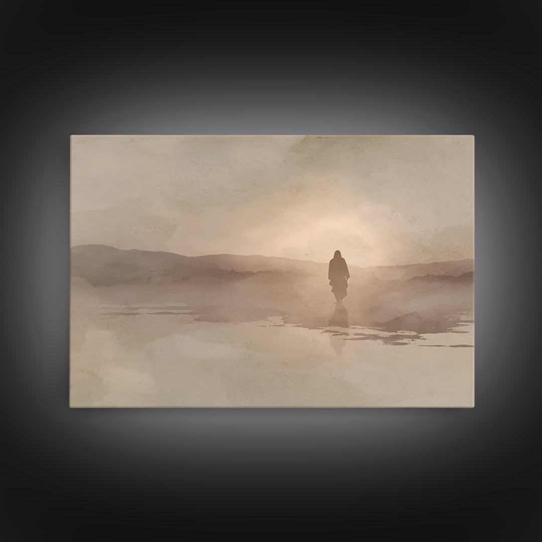 Spirit Of Peace – Framed Canvas Print – Christian Wall Art – Christian Art Canvas – Jesus Painting – Christian Christmas Art – Christian De