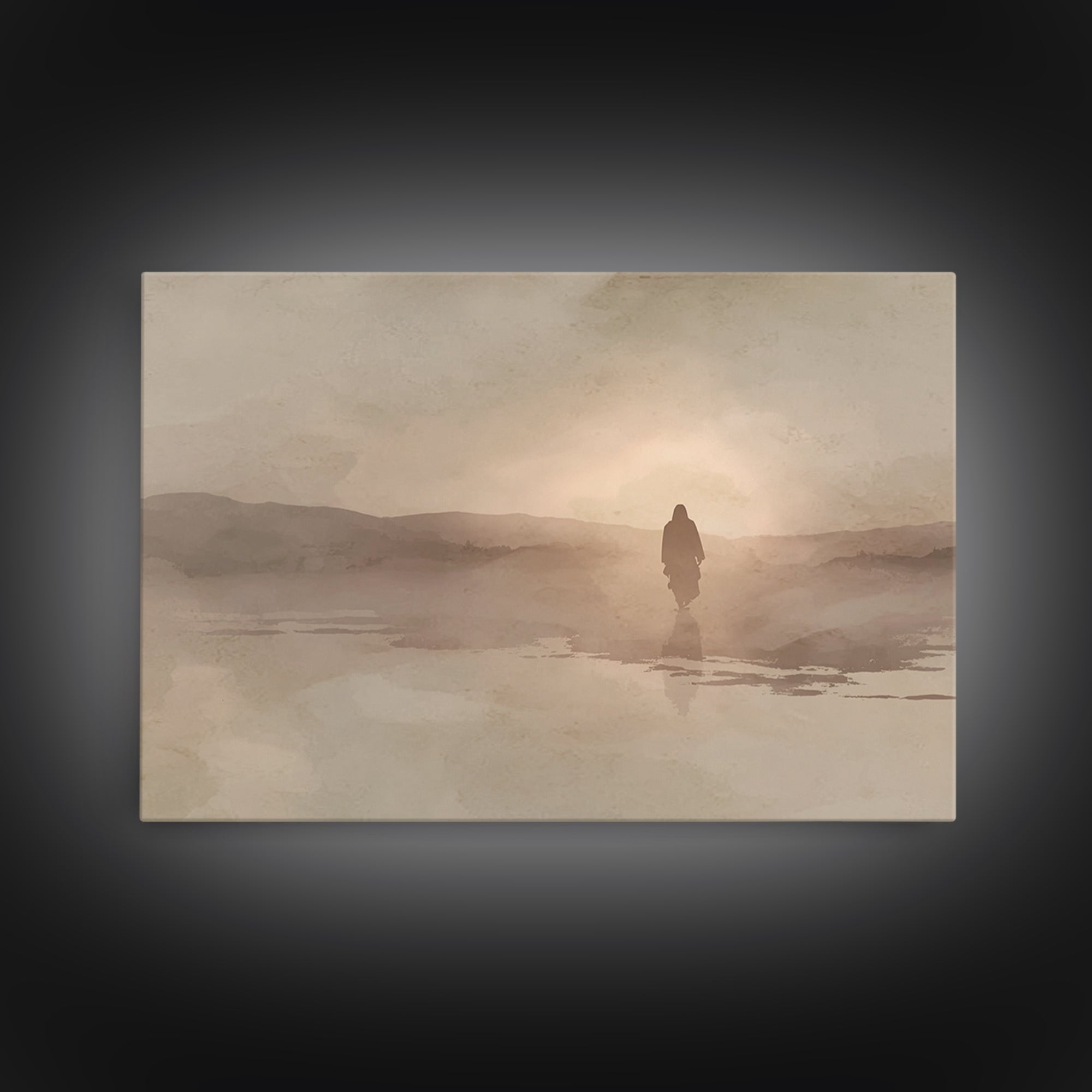 Spirit Of Peace – Framed Canvas Print – Christian Wall Art – Christian Art Canvas – Jesus Painting – Christian Christmas Art – Christian De