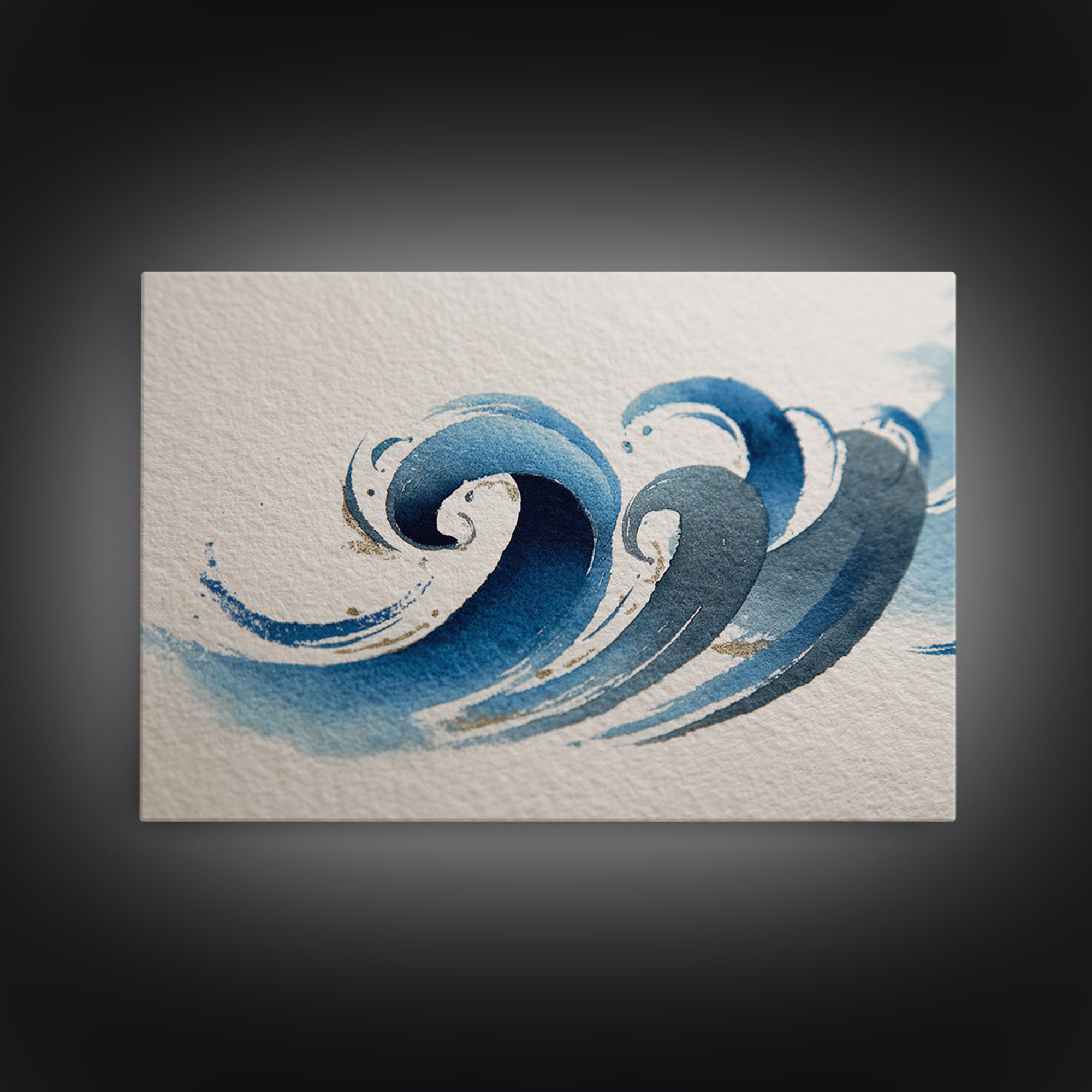 Modern Calligraphy Wave Canvas Print, Calligraphy Art, Calligraphy, Living Room Decor, Fine Art, Script, Digital Download Art, CAL-3x2-62