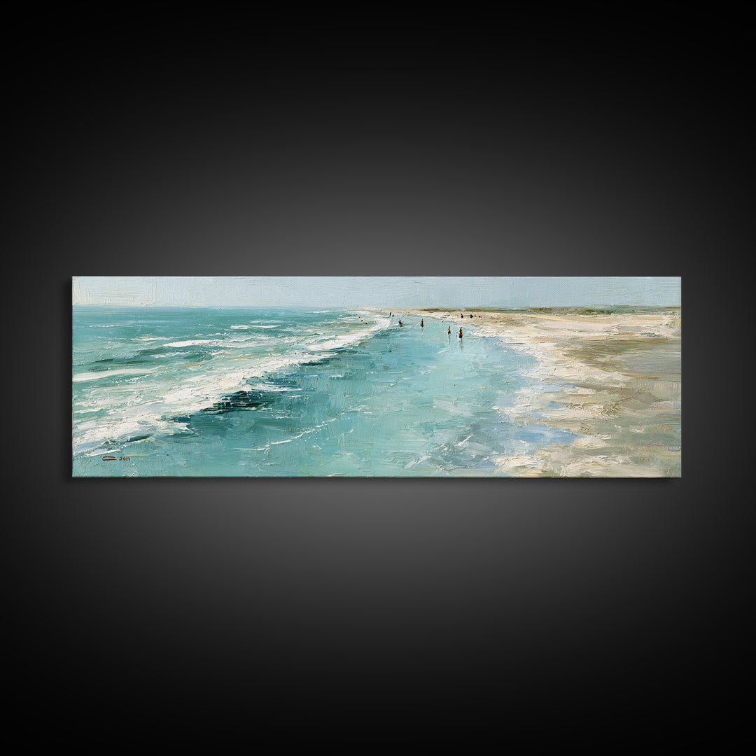 Aerial Sandbar with Turquoise Water Framed Canvas Print, Coastal Art, Coastal Prints, Coastal Decor, Fine Art, Coastal, COA-3x1-69