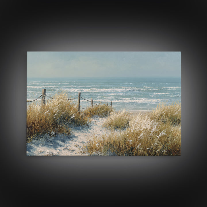 Coastal Grasses Moving Canvas Print, Coastal Art, Beach Decor, Coastal Decor, Fine Art, Coastal, Gallery Decor, Neutral Decor, COA-3x2-32
