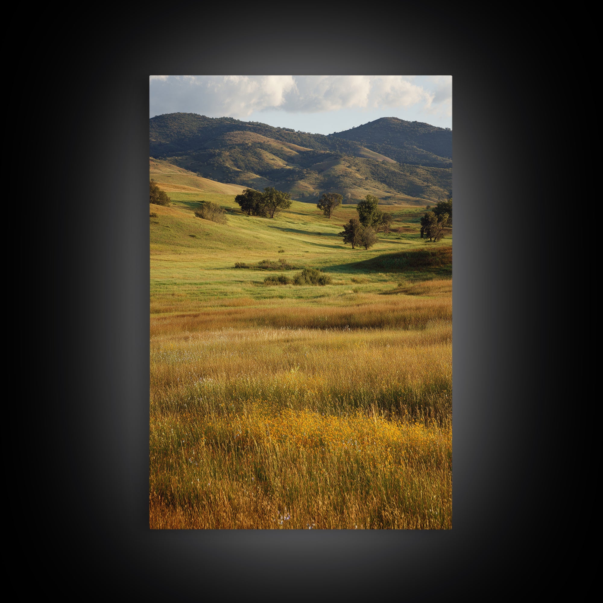 Country Road Disappearing into Green Hills Canvas Print, Country Art, Gallery Decor, Farmhouse Decor, Fine Art, Country, COU-2x3-15