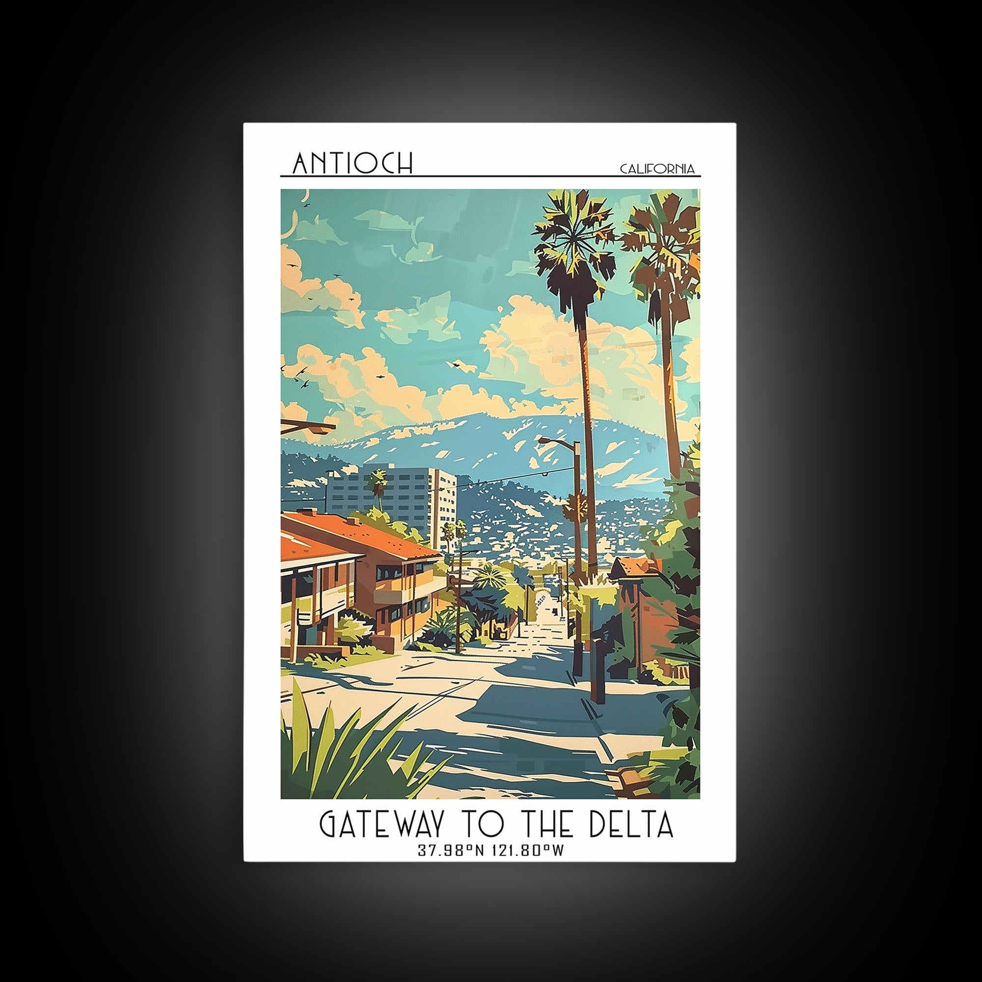 Antioch Travel Poster, Canvas Print, Poster Print, Travel Wall Art, Gallery Wall Set, Home Office Decor, Travel Print, City Wall Art