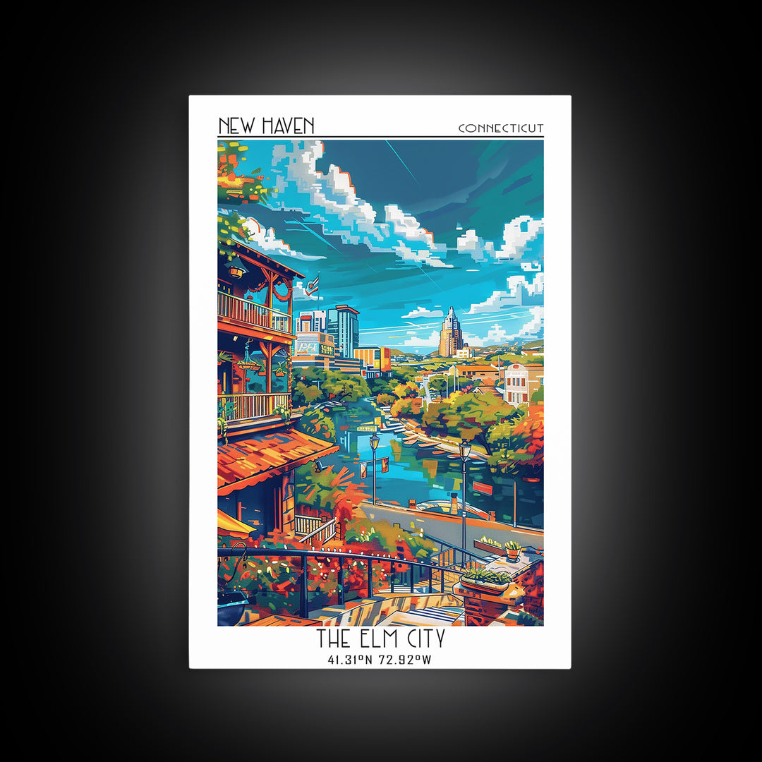 New Braunfels Travel Poster, Canvas Print, City Travel Poster, Travel Wall Art, Gallery Wall Set, Home Office Decor, Wanderlust Gift