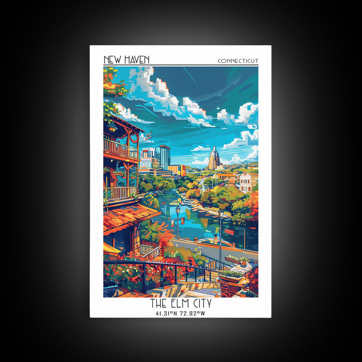 New Braunfels Travel Poster, Canvas Print, City Travel Poster, Travel Wall Art, Gallery Wall Set, Home Office Decor, Wanderlust Gift