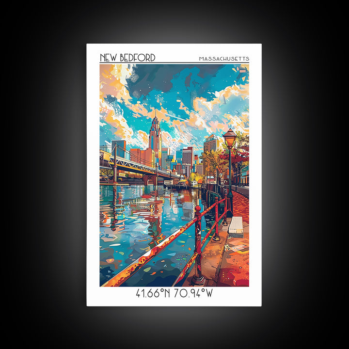 Newark Travel Poster, Framed Canvas Print, City Travel Poster, Travel Wall Decor, Retro Travel Poster, Modern Wall Decor, Poster Art