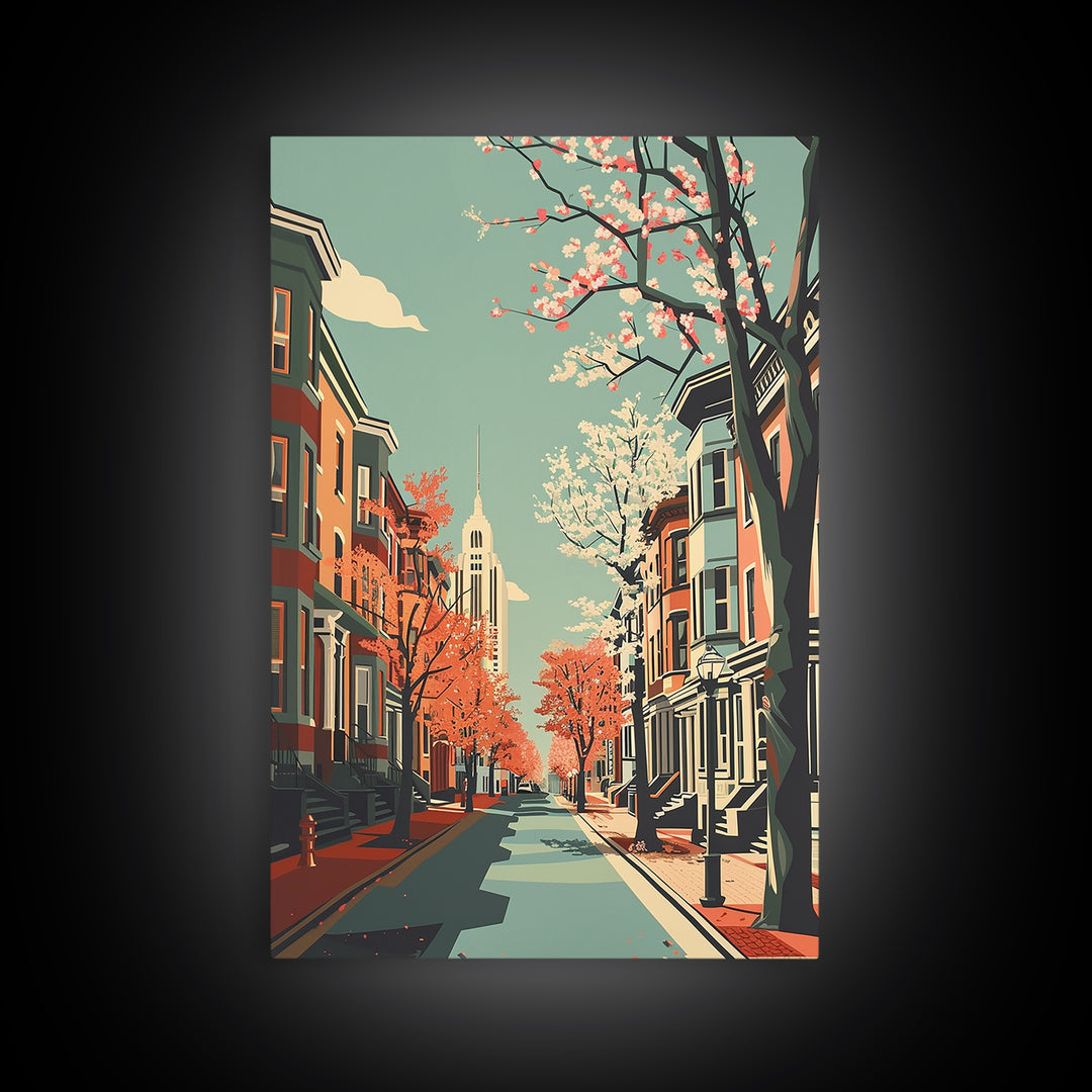 Alexandria Travel Poster, Framed Canvas Print, City Travel Poster, Vintage City Poster, City Wall Art, City Art Print, Landscape Art