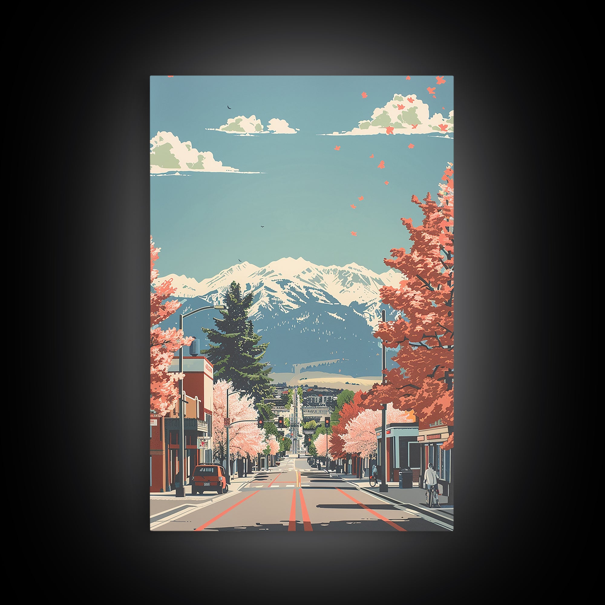 Arvada Travel Poster, Canvas Print, Poster Print, Travel Wall Art, Wanderlust Gift, Travel Art Print, Retro Travel Poster, Art Print