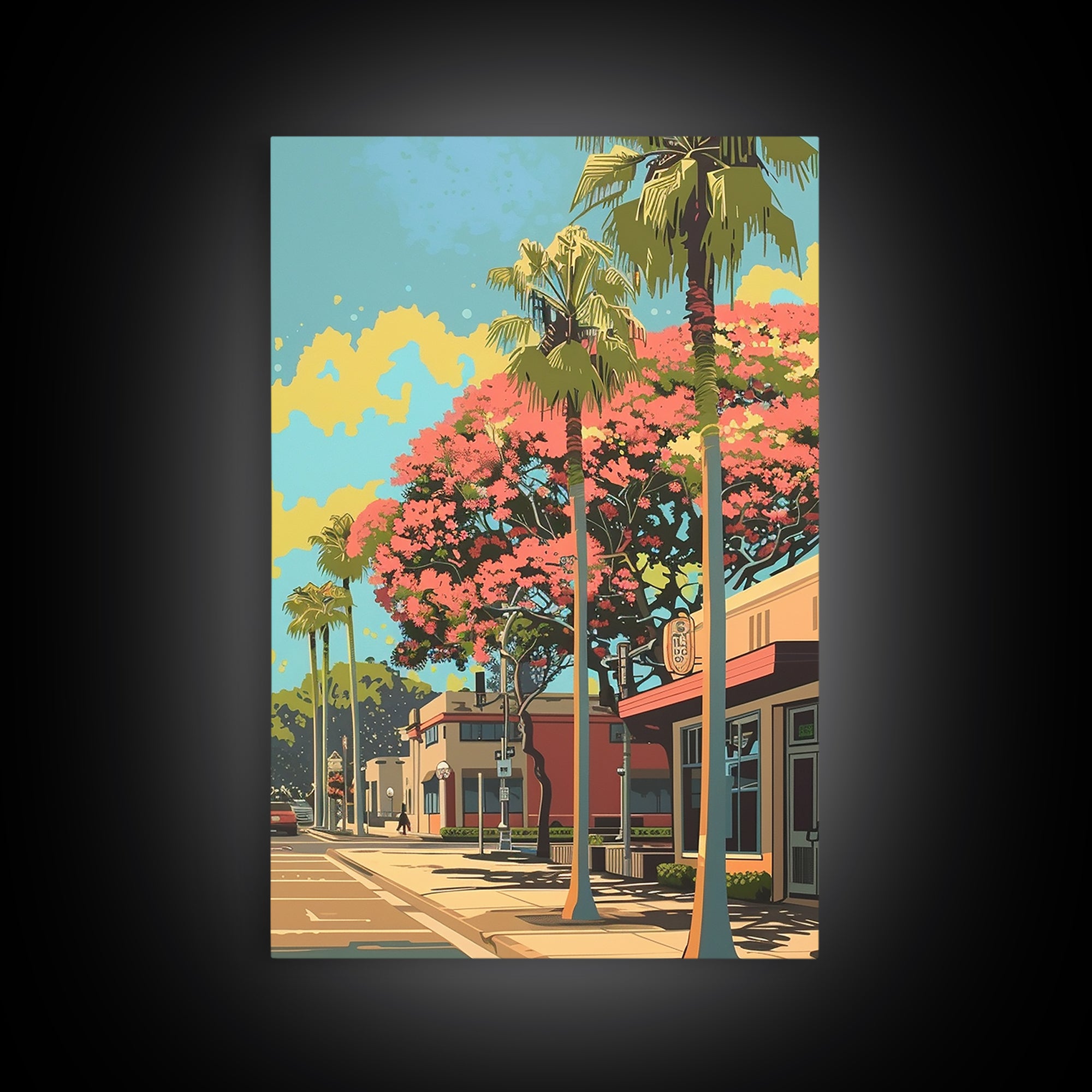 Chula Vista Travel Poster, Canvas Print, Travel Prints, Landscape Art, Wall Art, Minimalist Poster, City Travel Poster, Travel Decor