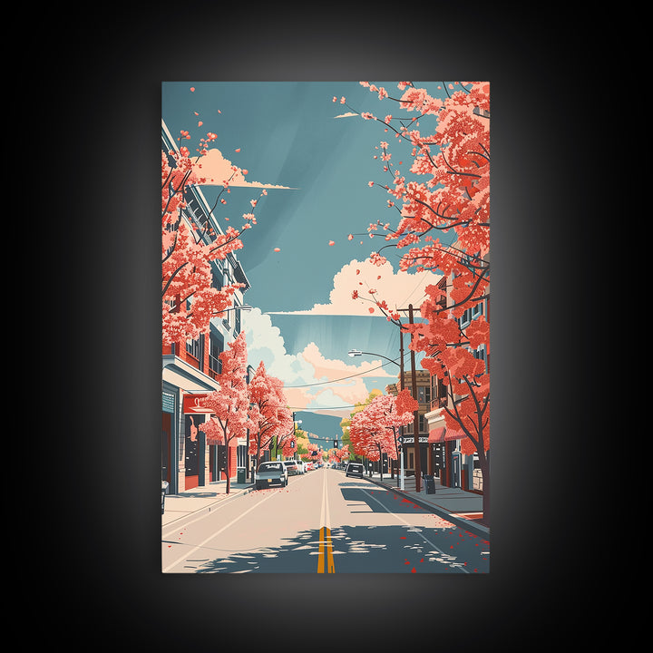 Greeley Travel Poster, Canvas Print, City Travel Poster, Travel Wall Art, Travel Art Print, Fine Art Print, Travel Print, Home Decor
