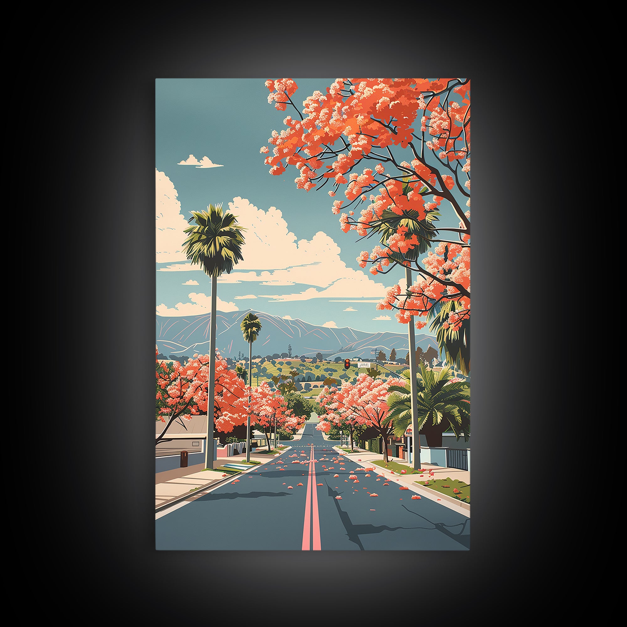 Jurupa Valley Travel Poster, Canvas Print, City Travel Poster, Vintage City Poster, Retro Wall Art, Gallery Wall Set, Vintage Poster