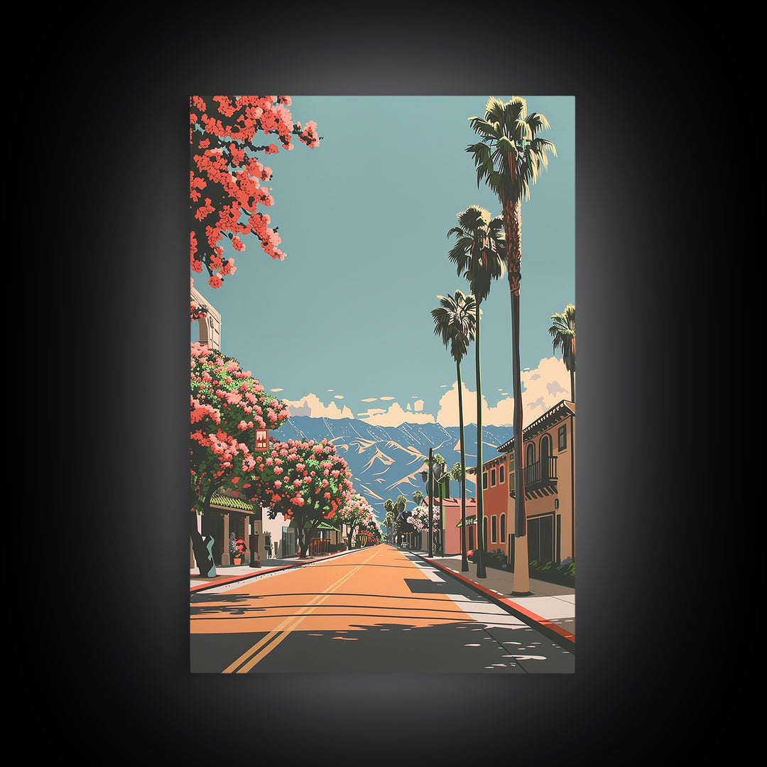 Lancaster Travel Poster, Canvas Print, Retro Wall Art, Travel Print, City Travel Poster, Poster Art, Vintage Travel, Vintage Posters