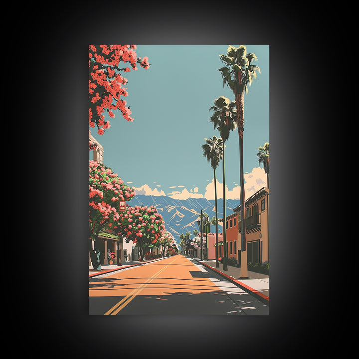 Lancaster Travel Poster, Canvas Print, Retro Wall Art, Travel Print, City Travel Poster, Poster Art, Vintage Travel, Vintage Posters