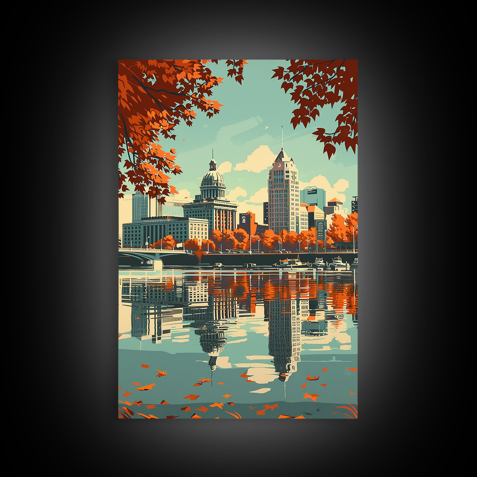 Louisville Travel Poster, Canvas Print, Poster Print, Travel Wall Art, Art Print, Gallery Wall Set, Travel Posters, Travel Art Print