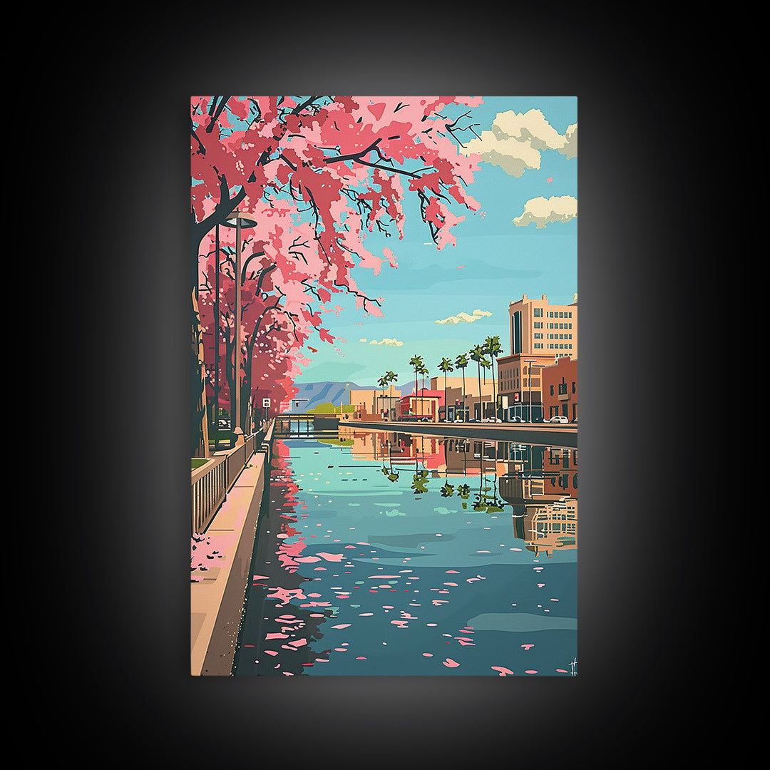 Mesa Travel Poster, Canvas Print, Travel Prints, Landscape Art, Home Decor, Travel Art Print, Gallery Wall Set, Living Room Wall Art