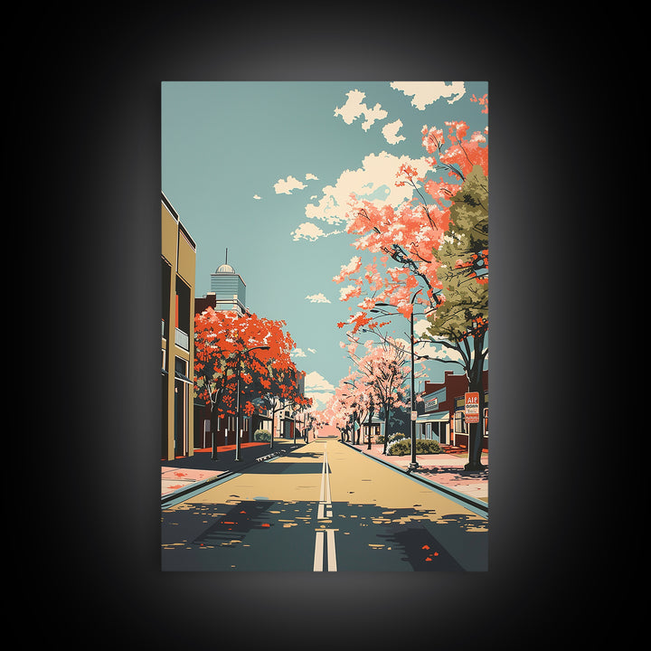 Mesquite Travel Poster, Canvas Print, Retro Wall Art, Travel Print, Poster Print, Vintage City Poster, Minimalist Poster, Poster Art