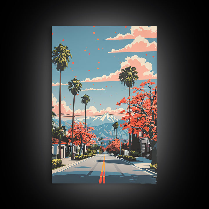 Murrieta Travel Poster, Canvas Print, Poster Print, Travel Wall Art, Travel Print, Art Print, Home Office Decor, Retro Travel Poster