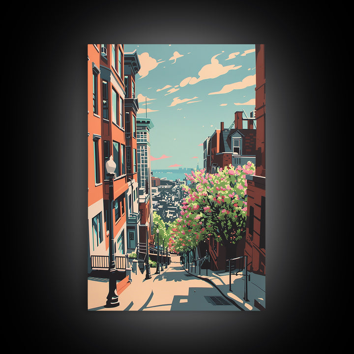 Stamford Travel Poster, Canvas Print, City Travel Poster, Travel Wall Art, Travel Decor, Landscape Art, Poster Print, Travel Posters