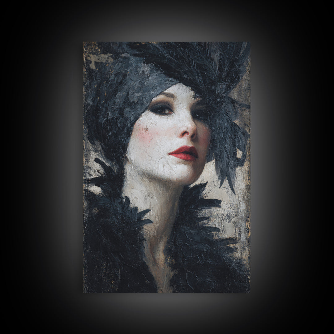 Storm Clouds over an Abandoned Field Canvas Print, Dark Art, Digital Art, Living Room Decor, Nocturne, Unique Wall Decor, DAR-2x3-70