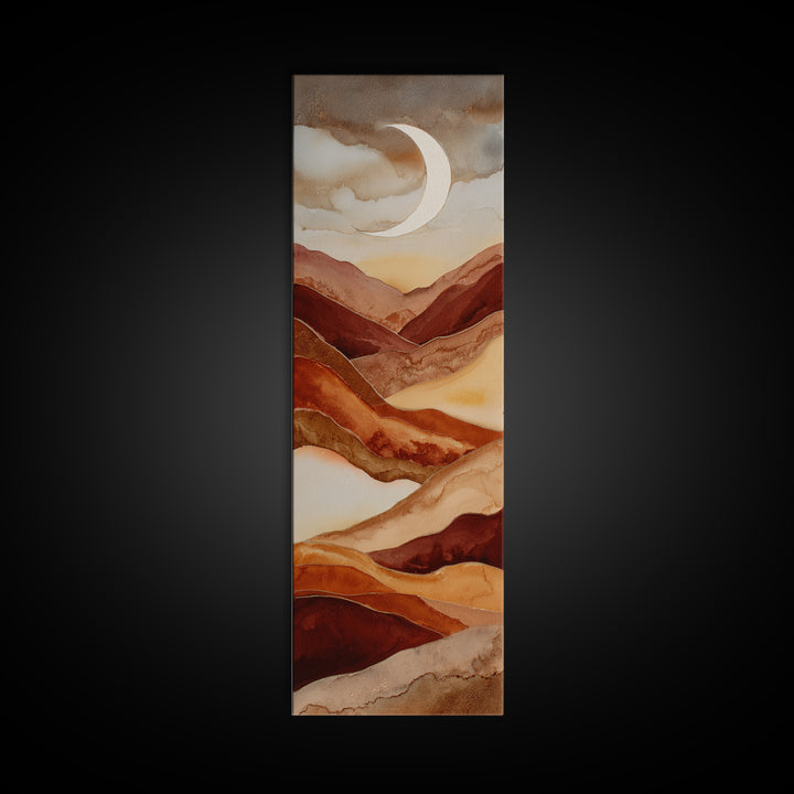 Wind Carved Dune Patterns from Above Canvas Print, Desert Art, Landscape Art, Southwestern Decor, Fine Art, Desert, Art Print, DES-1x3-56