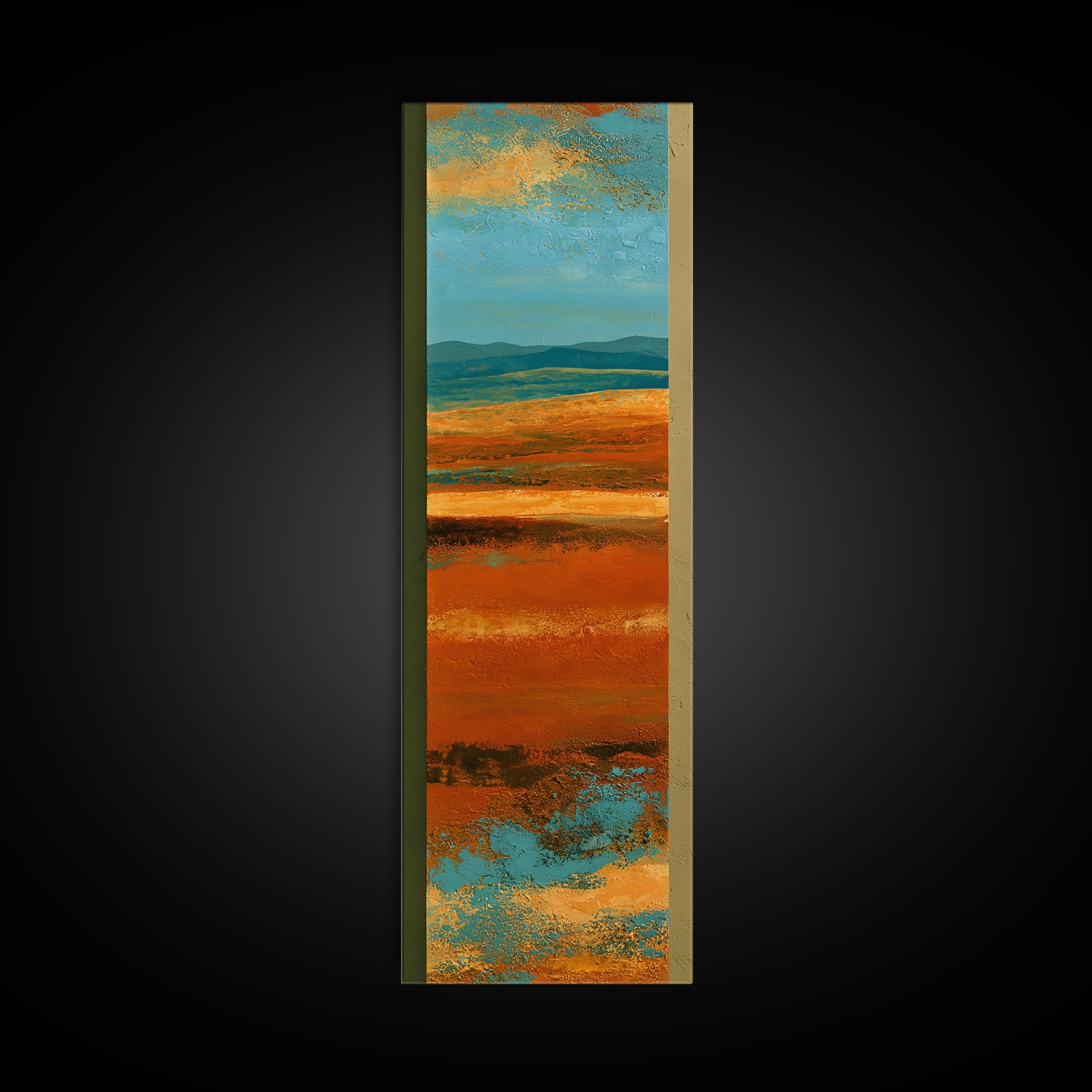 Ancient Desert Petroglyph Design Canvas Print, Desert Art, Home Decor, Southwestern Decor, Fine Art, Desert, Printable Art, DES-1x3-9