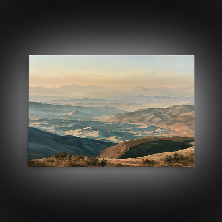 Wind Carved Dune Patterns from Above Framed Canvas Print, Desert Art, Abstract Wall Art, Southwestern Decor, Fine Art, Desert, DES-3x2-96