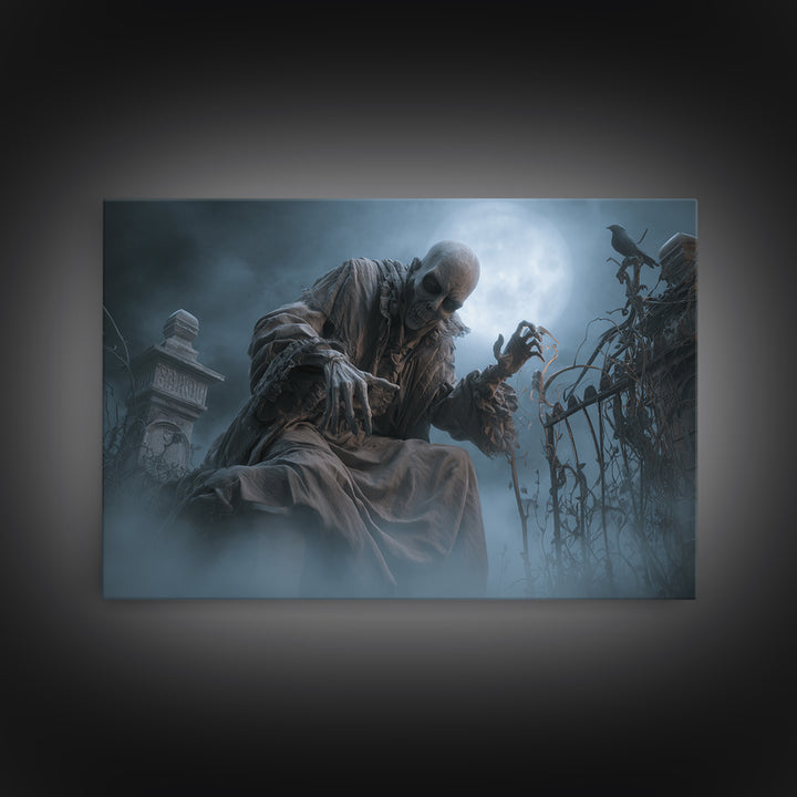 The Dream Eater, Landscape Wall Art, Spooky Home Decor, Canvas Print, Halloween Wall Decor, Gothic Home Decor, Halloween Wall Art