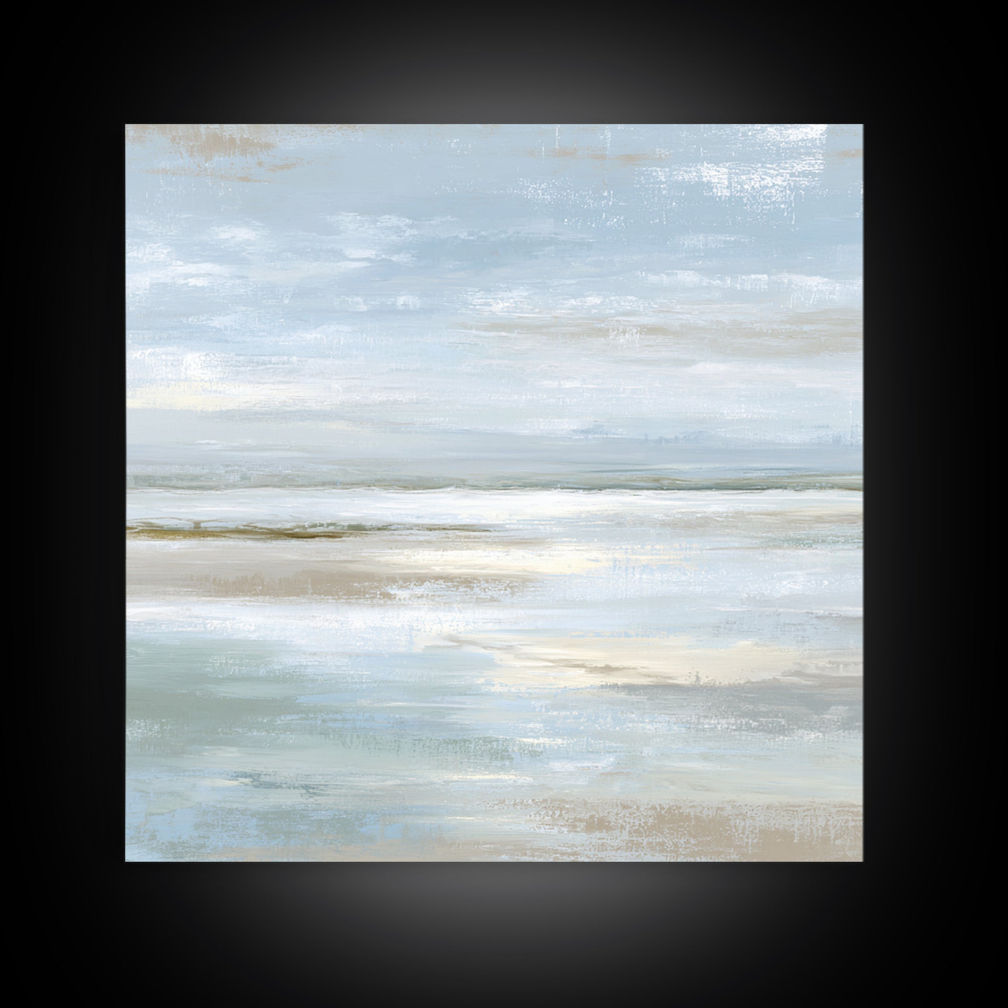 Quiet Coastal Dunes Framed Canvas Print, Dental Office Art, Dental Hygiene, Office Decor, Fine Art, Calm, Medical Office Art, DOA-1x1-70