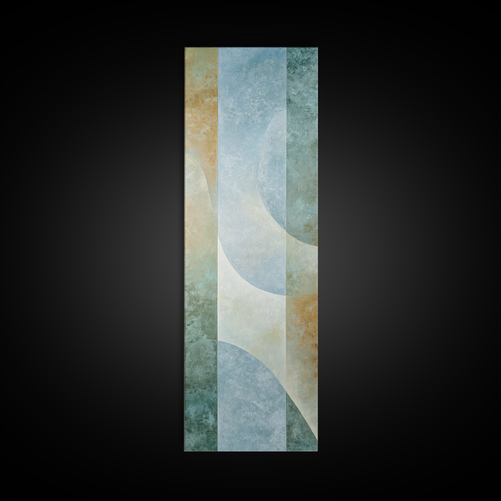 Minimal Smile Curve Abstract Canvas Print, Dental Office Art, Office Decor, Abstract Art, Calm, Medical Office Decor, DOA-1x3-89