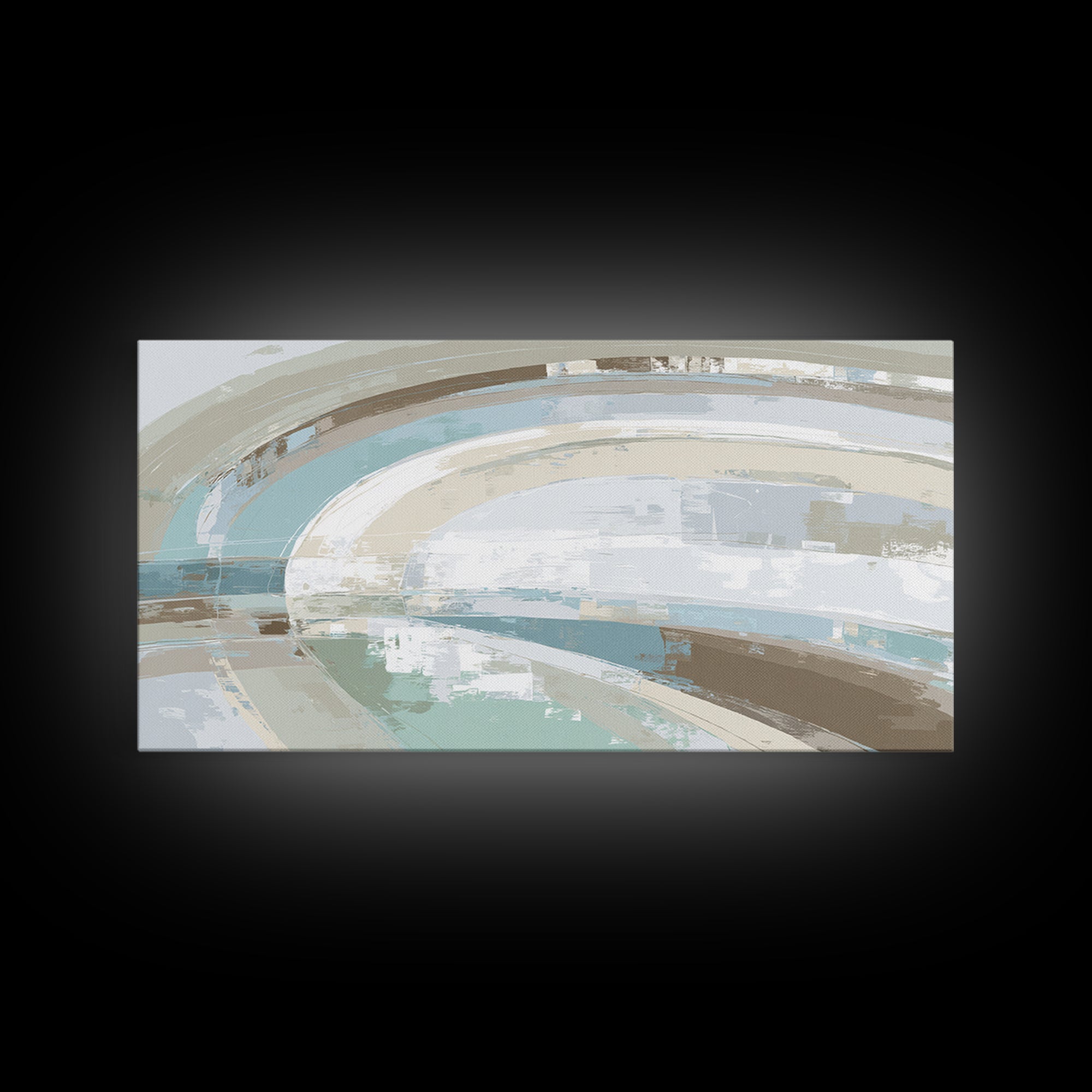 Minimal Smile Curve Abstract Canvas Print, Dental Office Art, Luxury Decor, Office Decor, Abstract Art, Calm, Office Wall Art, DOA-2x1-49