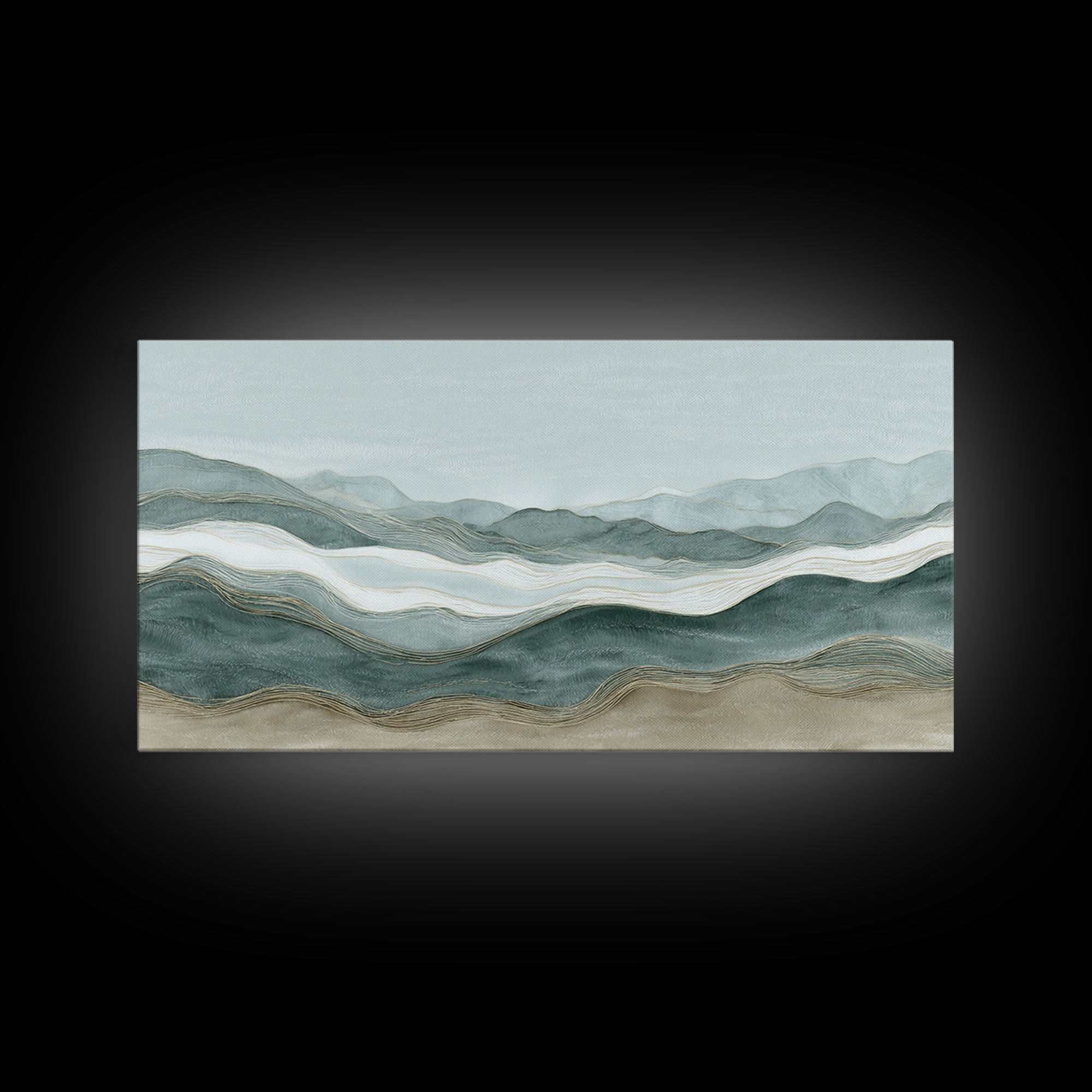 Minimal Line Faces Framed Canvas Print, Dental Office Art, Office Decor, Fine Art, Calm, Medical Art, Medical Office Decor, DOA-2x1-60