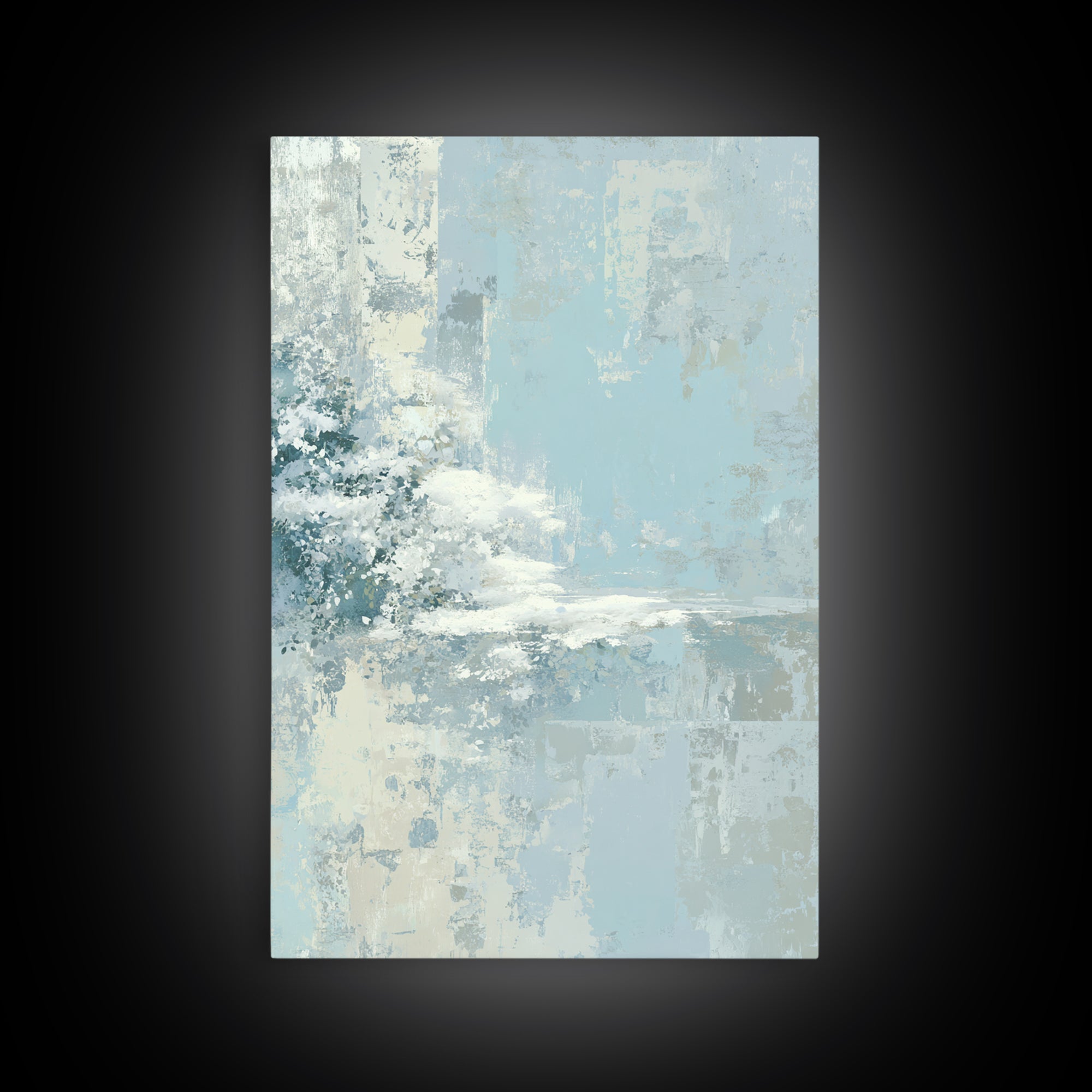 Clean Geometric Art Canvas Print, Dental Office Art, Digital Print, Office Decor, Fine Art, Calm, Medical Office Decor, DOA-2x3-16