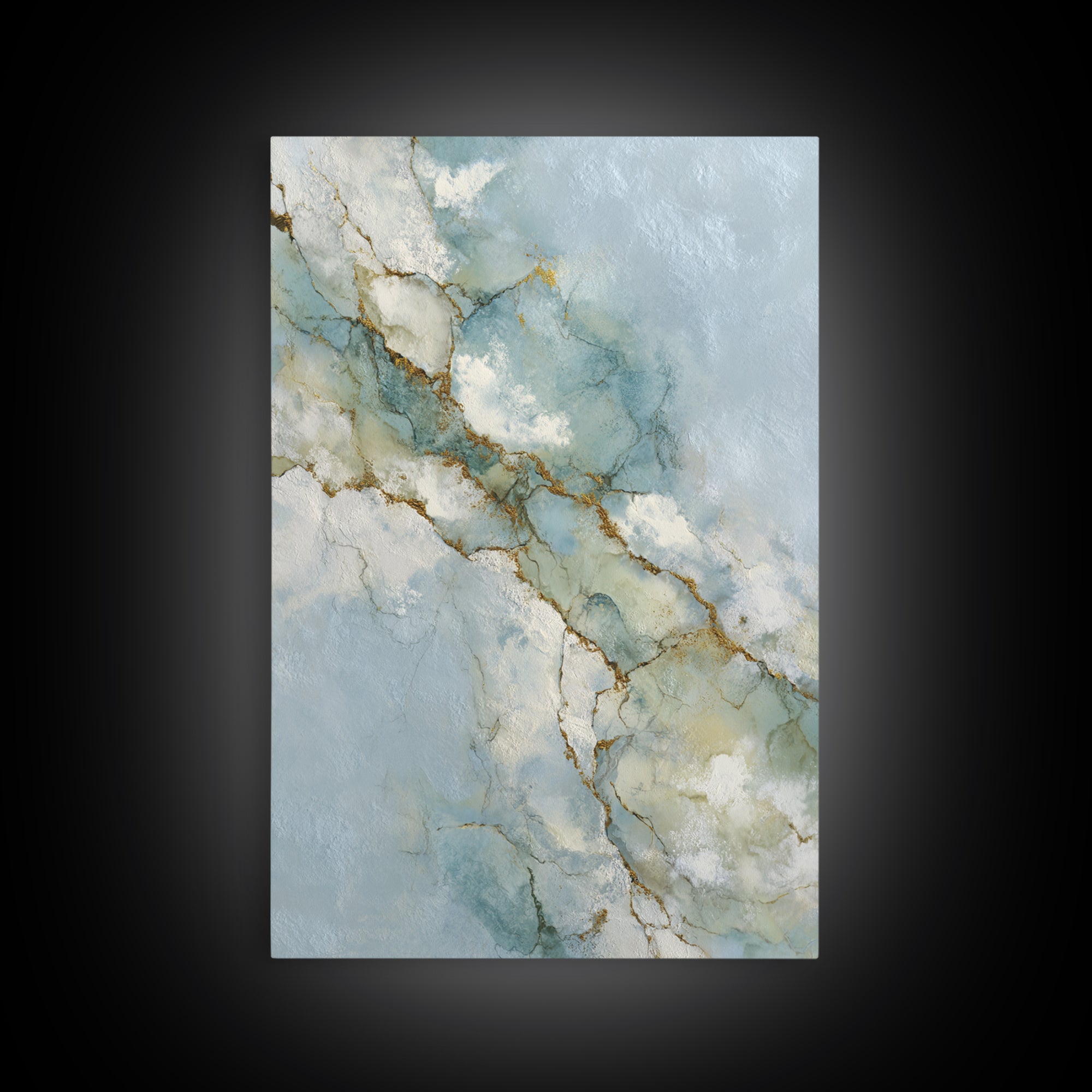 Clean Marble Texture Canvas Print, Dental Office Art, Room Decor Aesthetic, Office Decor, Fine Art, Calm, Printable Digital, DOA-2x3-32