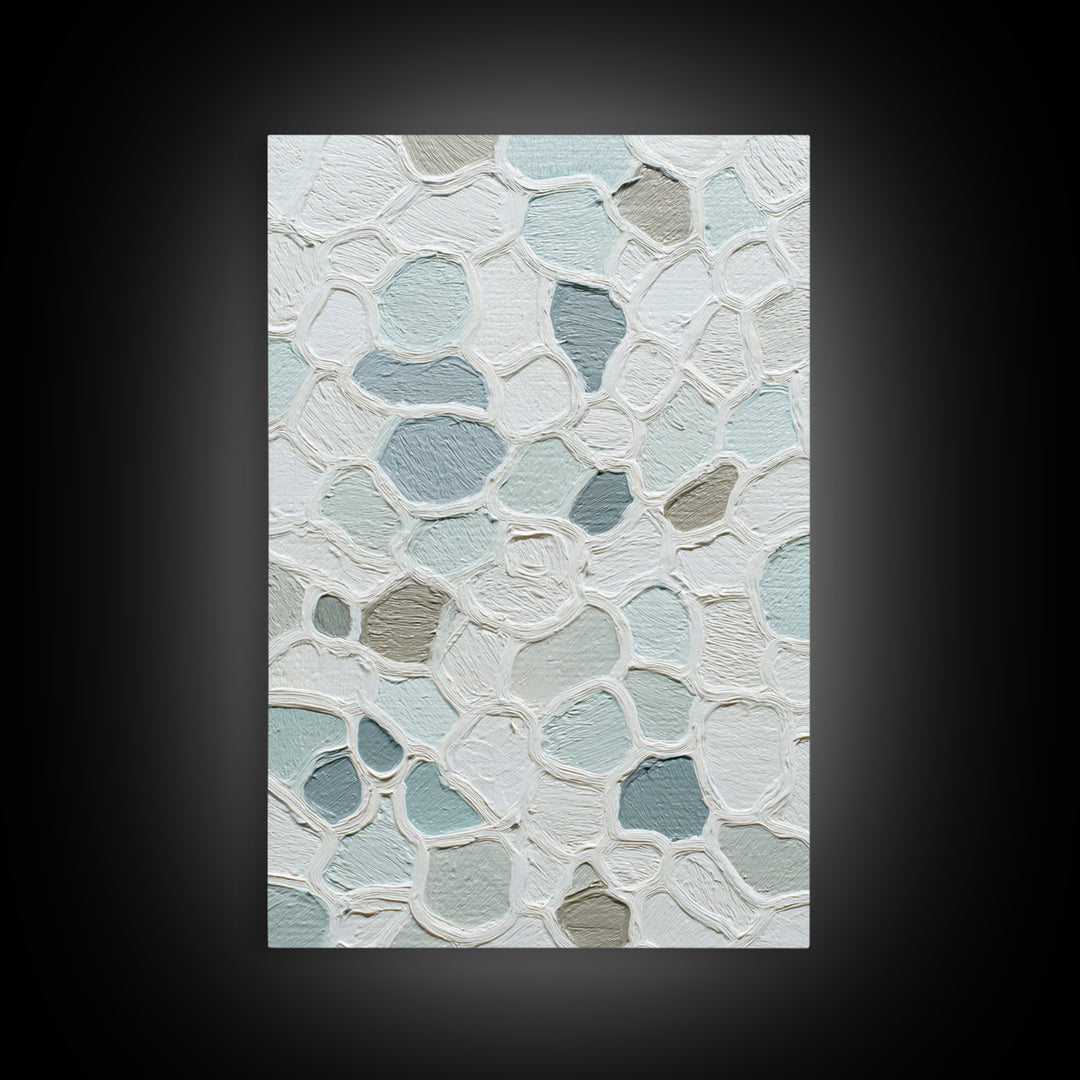Clean Geometric Art Canvas Print, Dental Office Art, Medical Art, Office Decor, Abstract Art, Calm, Medical Office Art, DOA-2x3-40