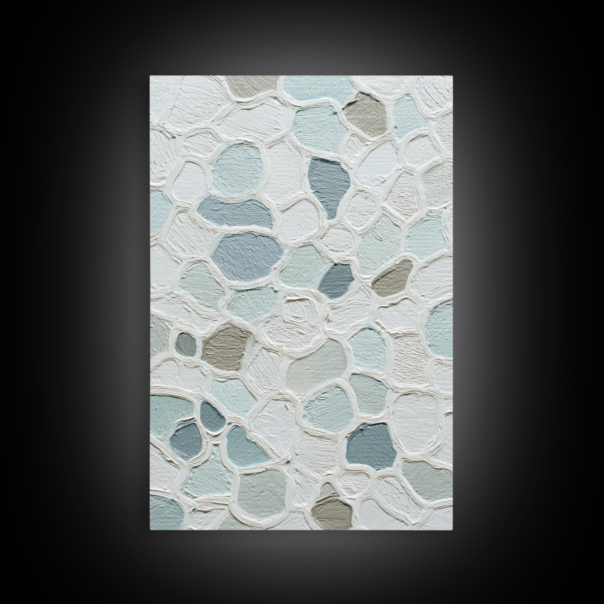 Clean Geometric Art Canvas Print, Dental Office Art, Medical Art, Office Decor, Abstract Art, Calm, Medical Office Art, DOA-2x3-40
