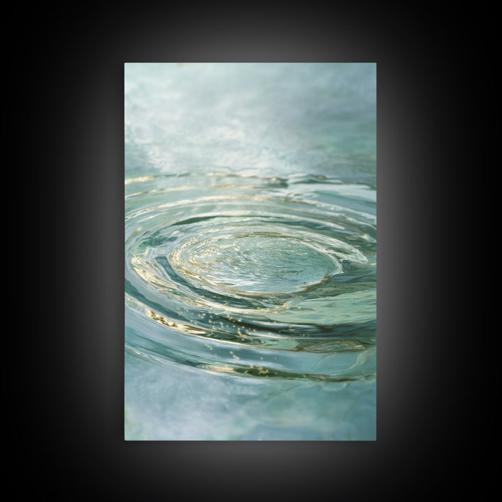 Abstract Water Ripple Pattern Canvas Print, Dental Office Art, Fine Art Print, Office Decor, Fine Art, Calm, Printable Wall Art, DOA-2x3-45