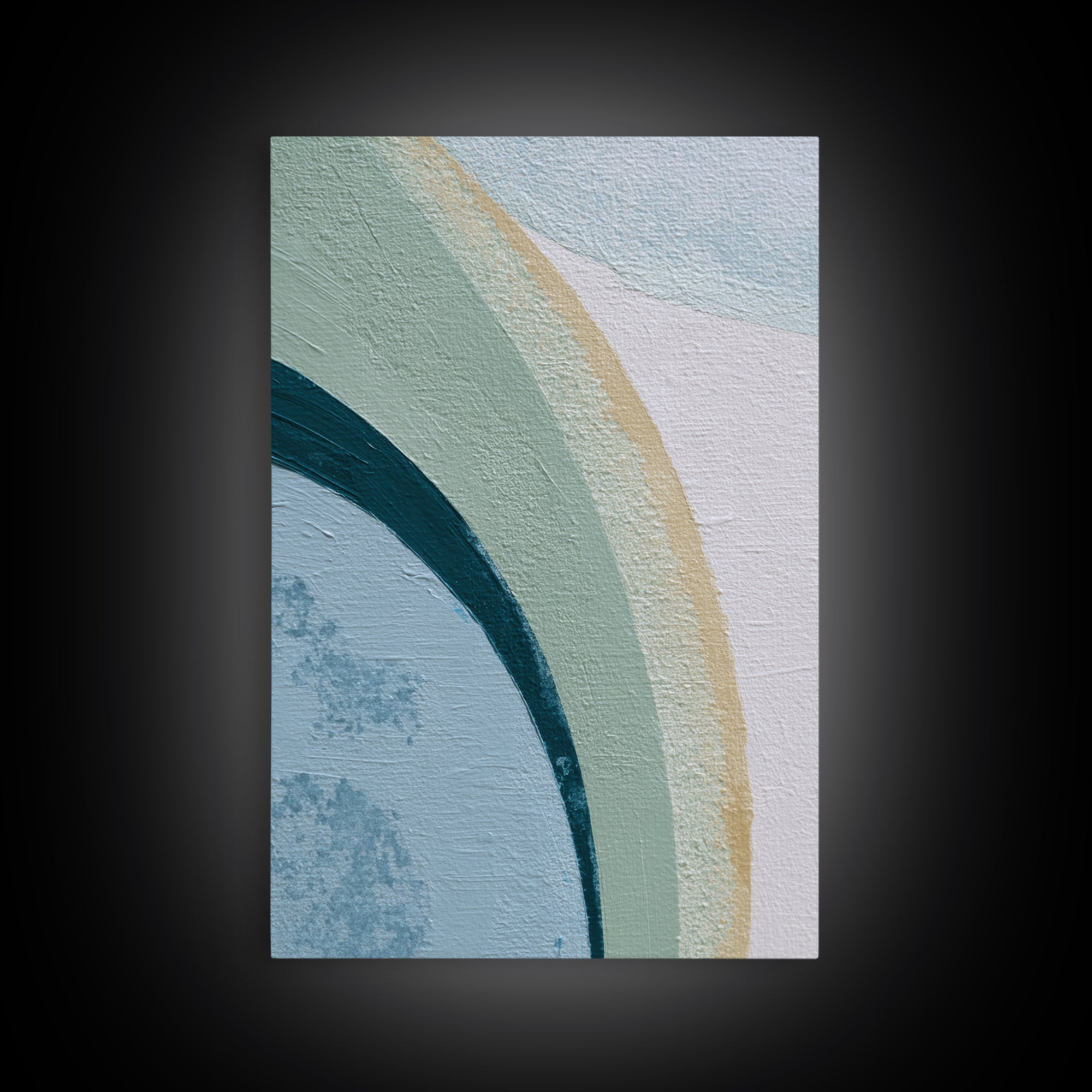 Minimal Smile Curve Abstract Canvas Print, Dental Office Art, Luxury Decor, Office Decor, Fine Art, Calm, Office Wall Art, DOA-2x3-61