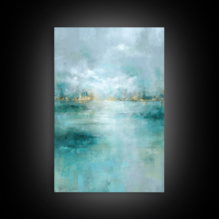 Clean Geometric Art Framed Canvas Print, Dental Office Art, Tooth Art, Office Decor, Abstract Art, Calm, Modern Decor, DOA-2x3-64