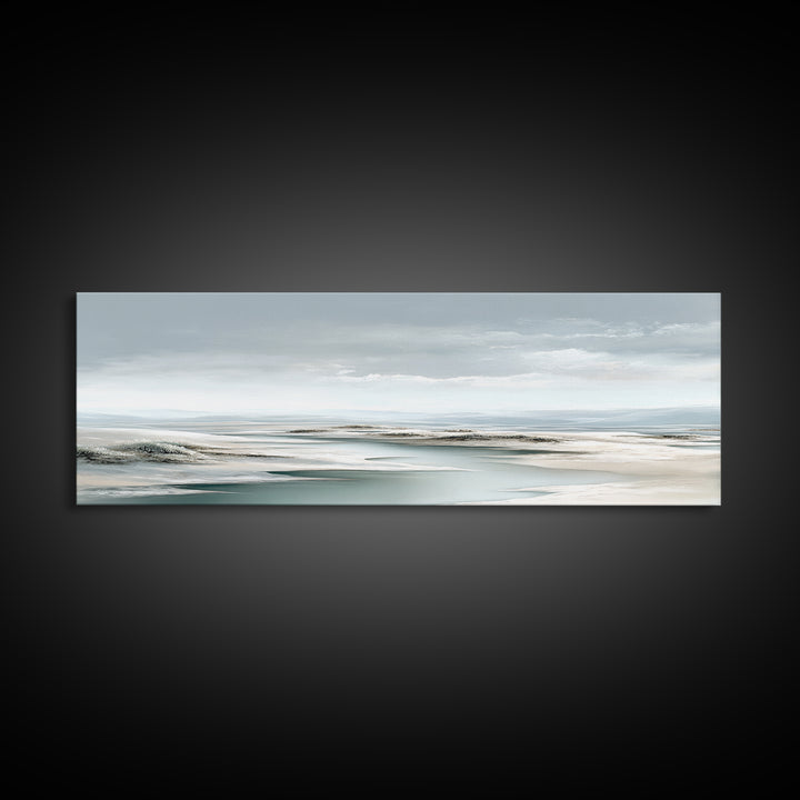 Quiet Coastal Dunes Canvas Print, Dental Office Art, Printable Digital, Office Decor, Calm, Neutral Decor, Modern Decor, DOA-3x1-14