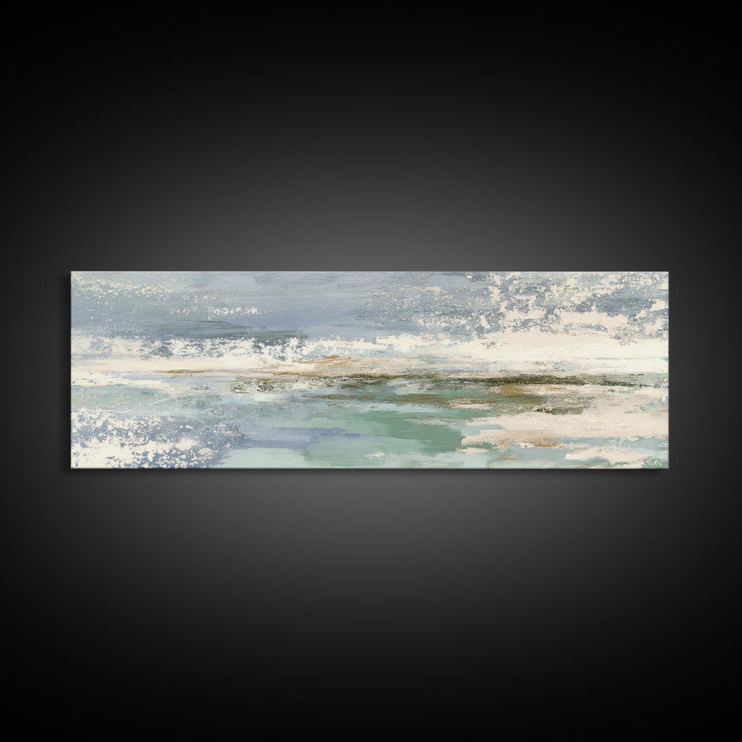Minimal Smile Curve Abstract Canvas Print, Dental Office Art, Office Decor, Abstract Art, Calm, Medical Office Decor, DOA-3x1-21