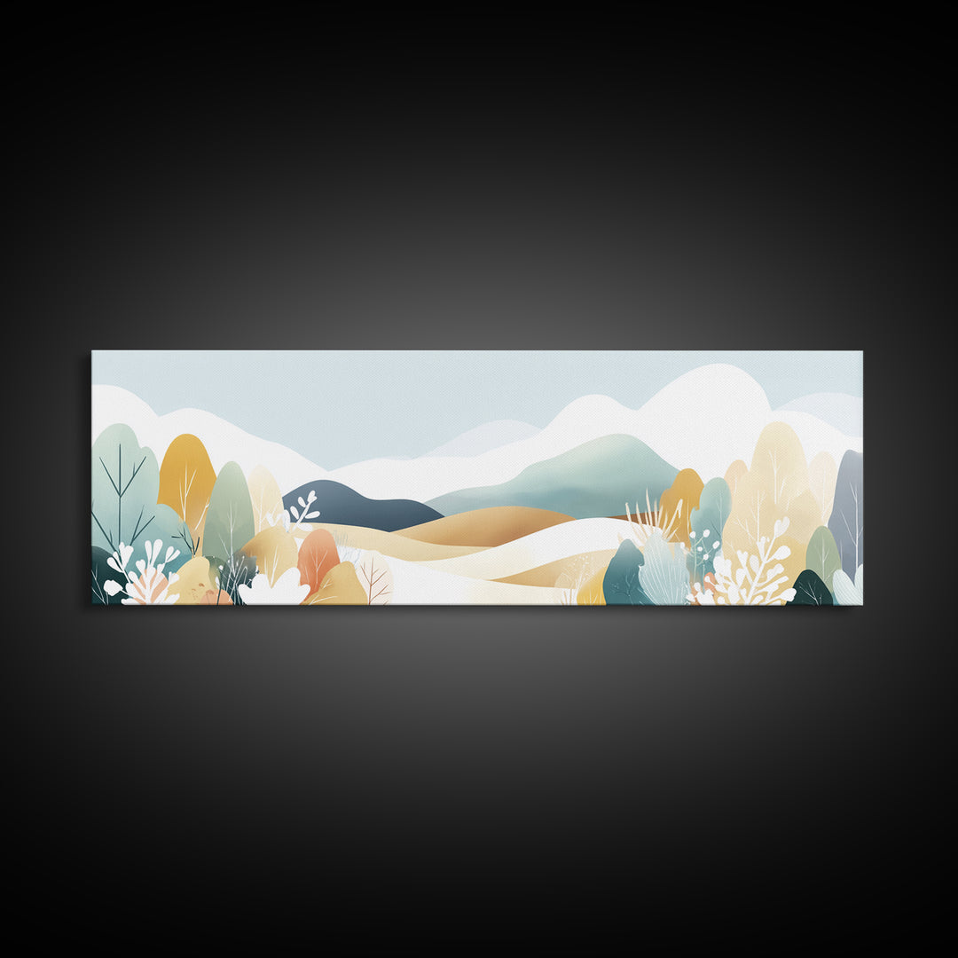Cheerful Animal Dentist Themed Character Without Text Canvas Print, Dental Office Art, Digital Print, Office Decor, Calm, DOA-3x1-66