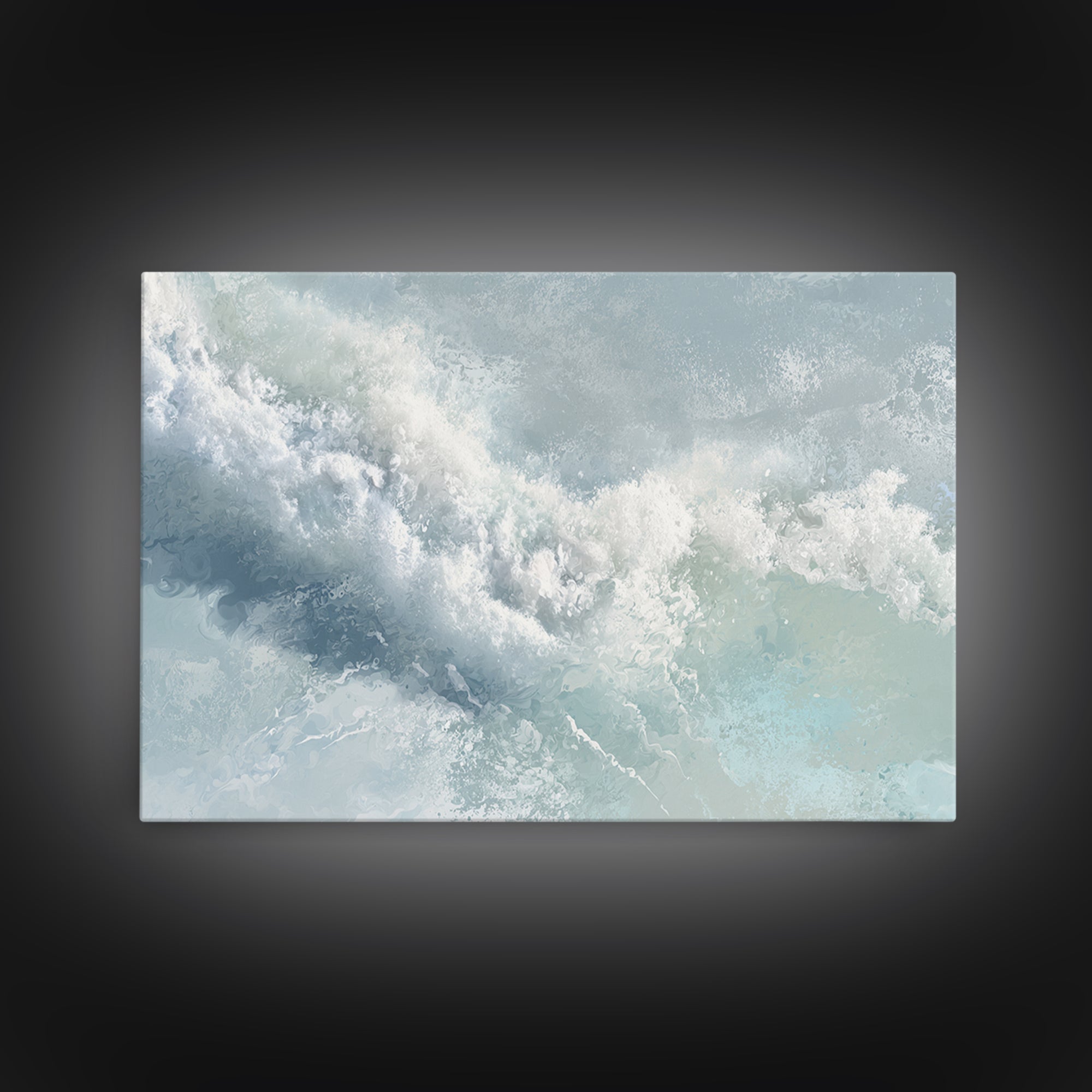Clean Geometric Art Canvas Print, Dental Office Art, Luxury Decor, Office Decor, Calm, Office Wall Art, Unique Wall Art, DOA-3x2-12