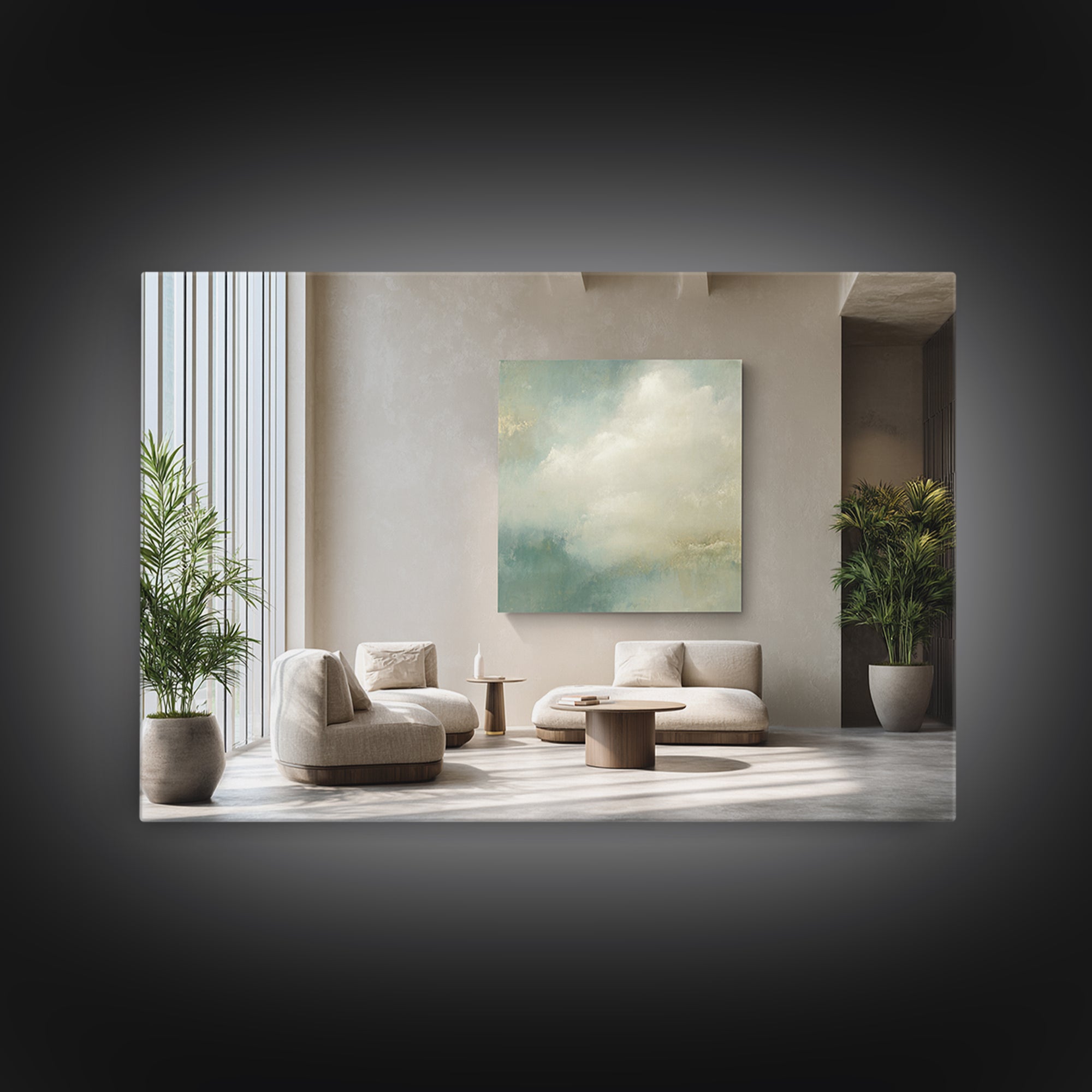 Minimal Line Faces Framed Canvas Print, Dental Office Art, Room Decor, Office Decor, Oil Painting, Calm, Minimalist Wall Art, DOA-3x2-20