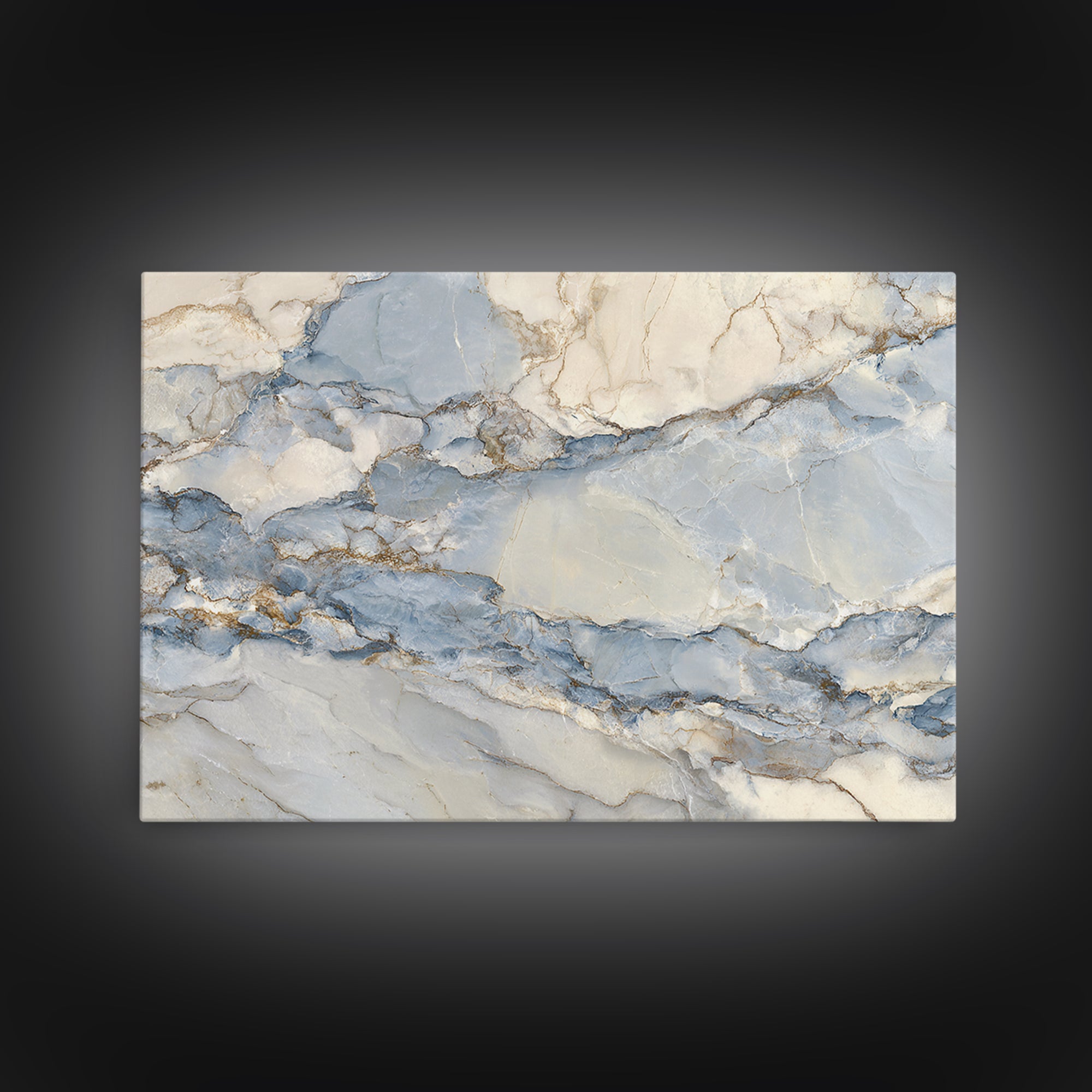 Clean Marble Texture Framed Canvas Print, Dental Office Art, Boho Decor, Office Decor, Fine Art, Calm, Digital Print, DOA-3x2-28